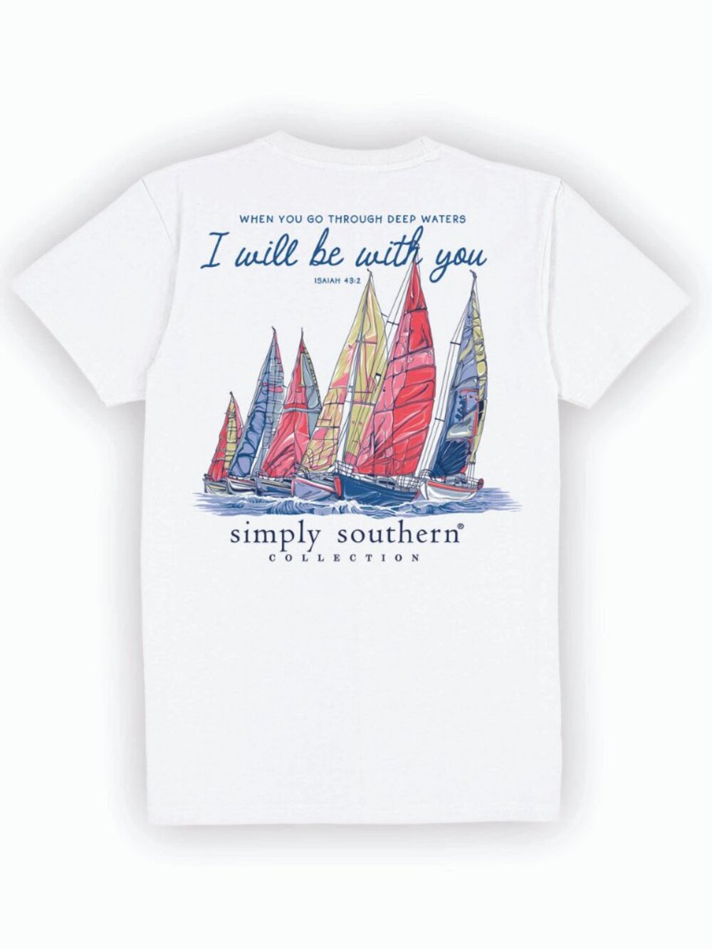 Deep Waters Simply Southern Shirt - Picture 3 of 4